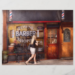 Barber - Barbershop - Time for a haircut Flyer