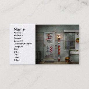 Barber - Belvidere, NJ - A Family Salon Business Card
