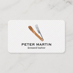 Barber Blade Business Card