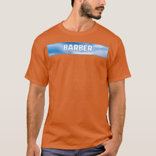 Barber Blue Sunset Label T-Shirt