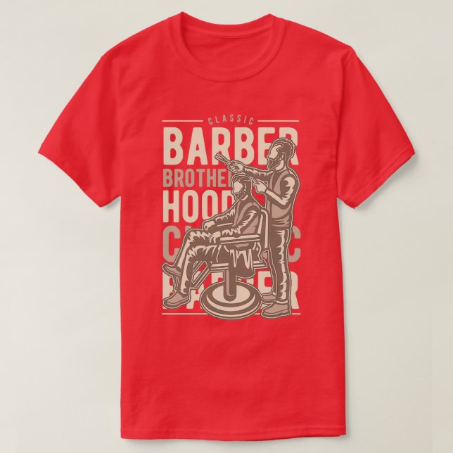 Barber Brotherhood T-Shirt (Design Front)