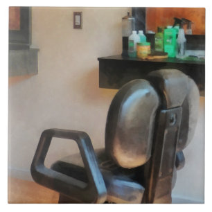 Barber Chair and Hair Supplies Tile