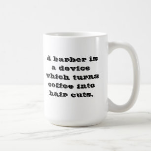 Barber coffee cup