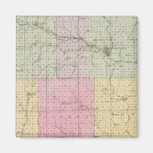 Barber County and Hazelton, Kansas Magnet