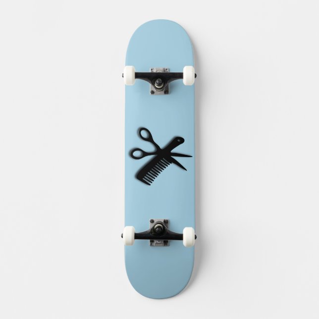 Barber Design Skateboard (Front)