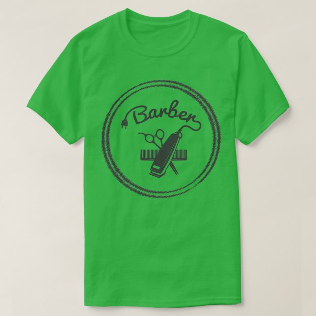 Barber Design T-Shirt (Design Front)