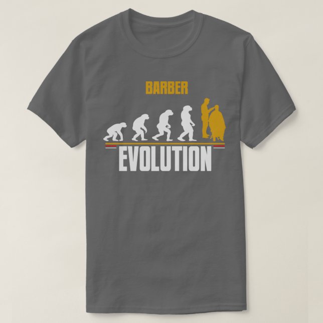 Barber Evolution Classic TShirt (Design Front)