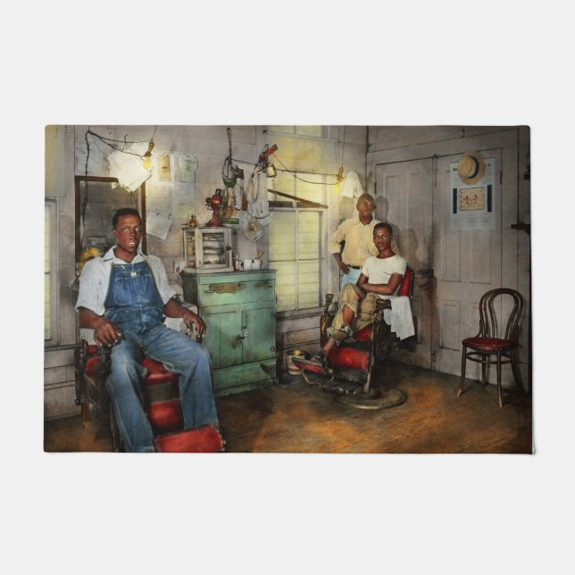 Barber - Family owned 1942 Doormat (Front)