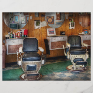 Barber - Frenchtown, NJ - Two old barber chairs  Flyer