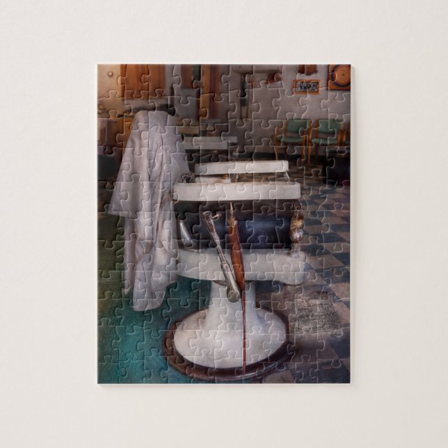 Barber - Frenchtown, NJ - We have some free seats Jigsaw Puzzle (Vertical)