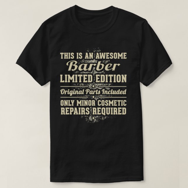 Barber Funny Job Gift 2 T-Shirt (Design Front)