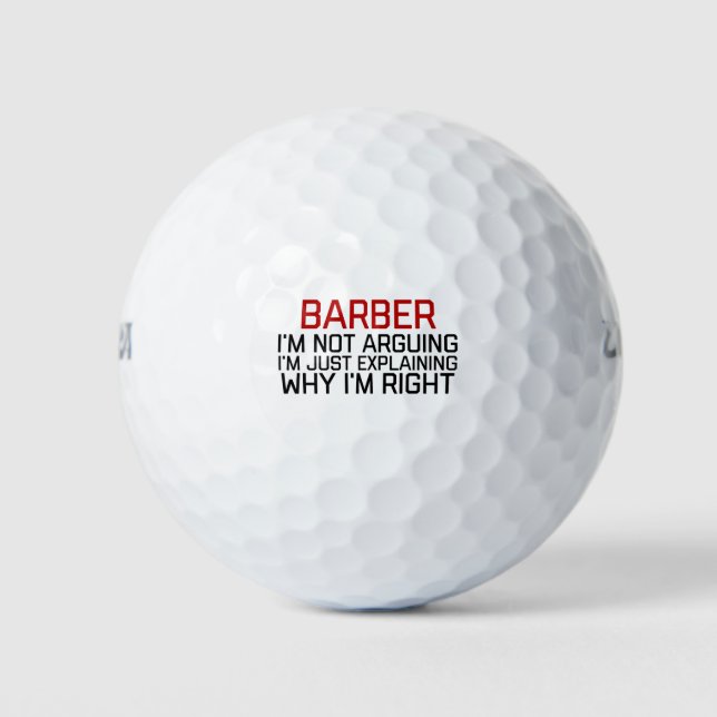 barber golf balls (Front)