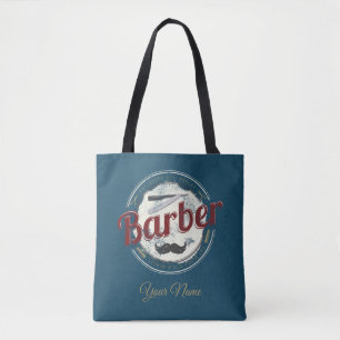 Barber Hair Hustler Hairdresser Retro Hairstylist Tote Bag