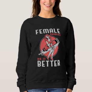 Barber Hair Stylist Hairdresser Hair Scissors Gift Sweatshirt