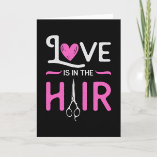 Barber Hair Stylist Hairdresser Scissors Hair Gift Card