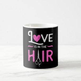 Barber Hair Stylist Hairdresser Scissors Hair Gift Coffee Mug