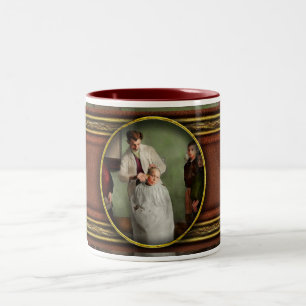 Barber - Haircut Day 1918 Two-Tone Coffee Mug