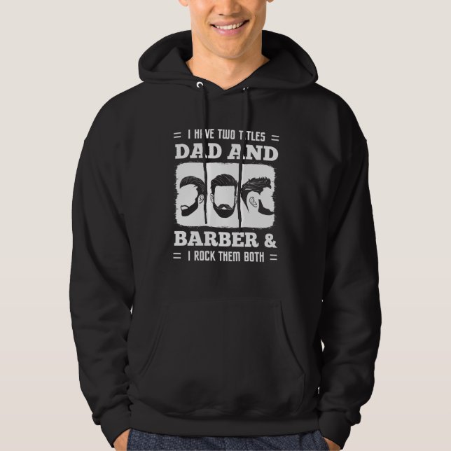 Barber Hairdresser Cosmetologist Hair Stylist Beau Hoodie (Front)