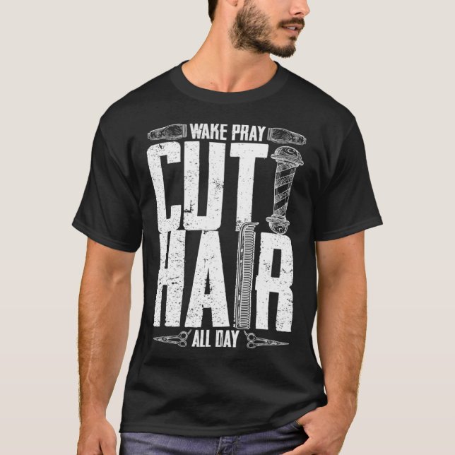 Barber Hairdresser Cosmetologist Hair Stylist Beau T-Shirt (Front)