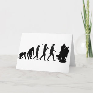 Barber hairdresser hair stylist mens workaholic card