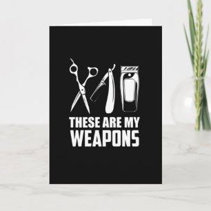 Barber Hairstylist Hairdresser Card