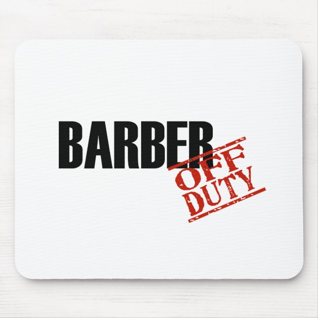 Barber Light Mouse Mat (Front)