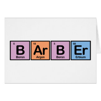 Barber made of Elements