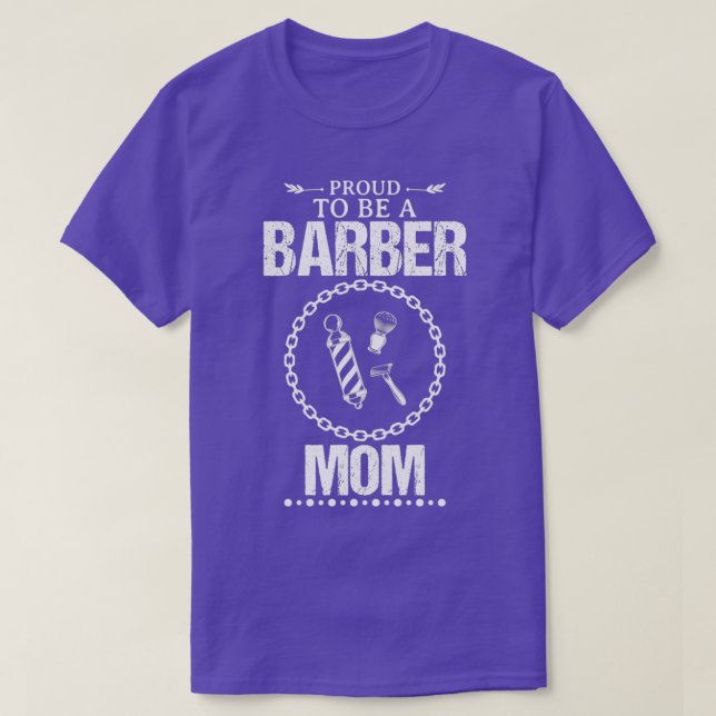 Barber Mom Funny Design For Gift 3 T-Shirt (Design Front)