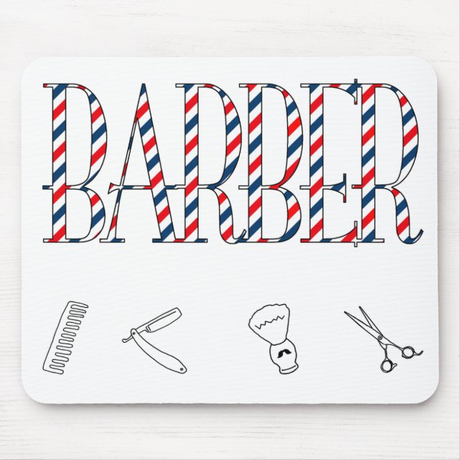 Barber Mouse Mat (Front)