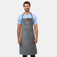 Barber name silver logo barber shop grey leather