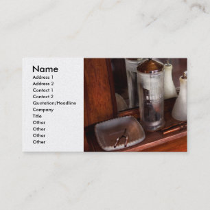 Barber - On the counter Business Card