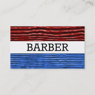 Barber Patriotic Business Card