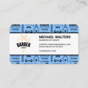Barber Patterns Hair Care Beauty Business Card