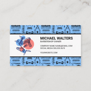 Barber Patterns   Hair Specialist Business Card