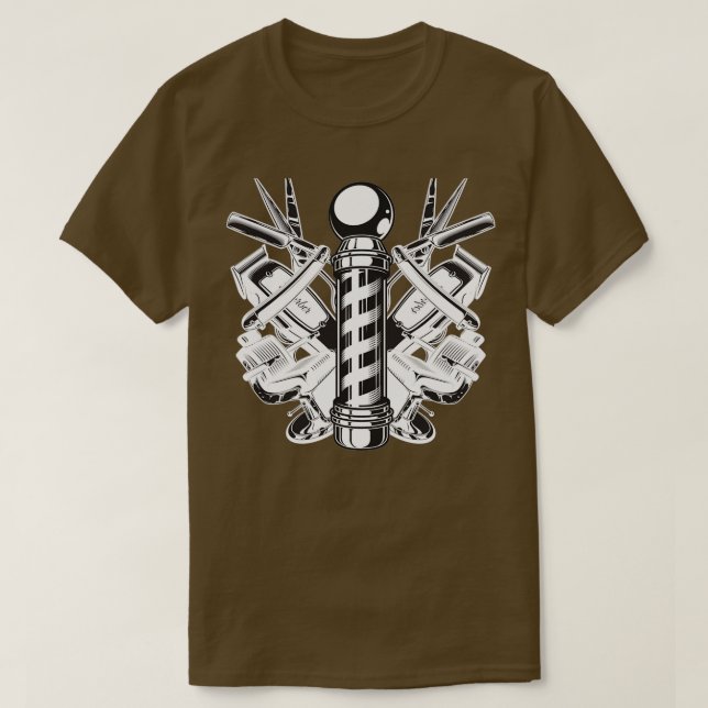 Barber Pole 3 T-Shirt (Design Front)