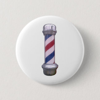 Barber Pole 6 Cm Round Badge