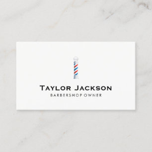 Barber Pole Appointment Card