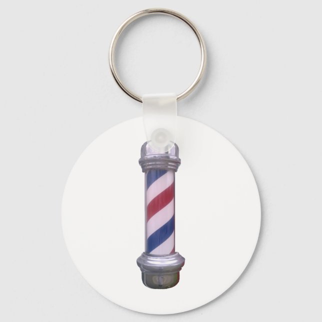 Barber Pole Key Ring (Front)