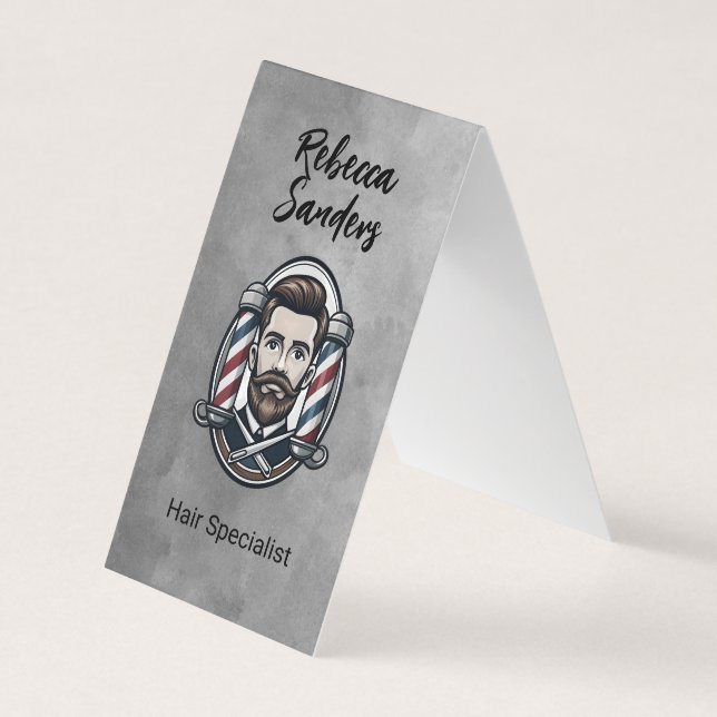 Barber Poles | Hair Stylist Business Card (Front)