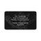 Barber Razor & Rose Logo Barbershop Plain Black