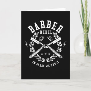 Barber Rebel Card