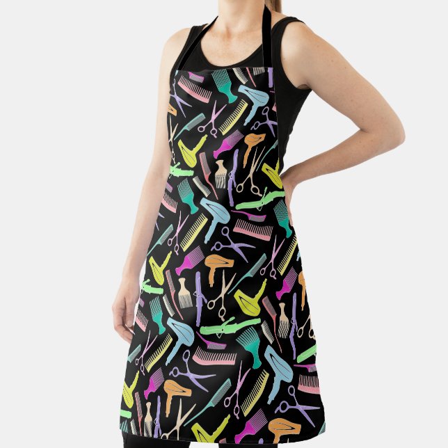 Barber Salon Stylist Hair Cutting Apron (Insitu)