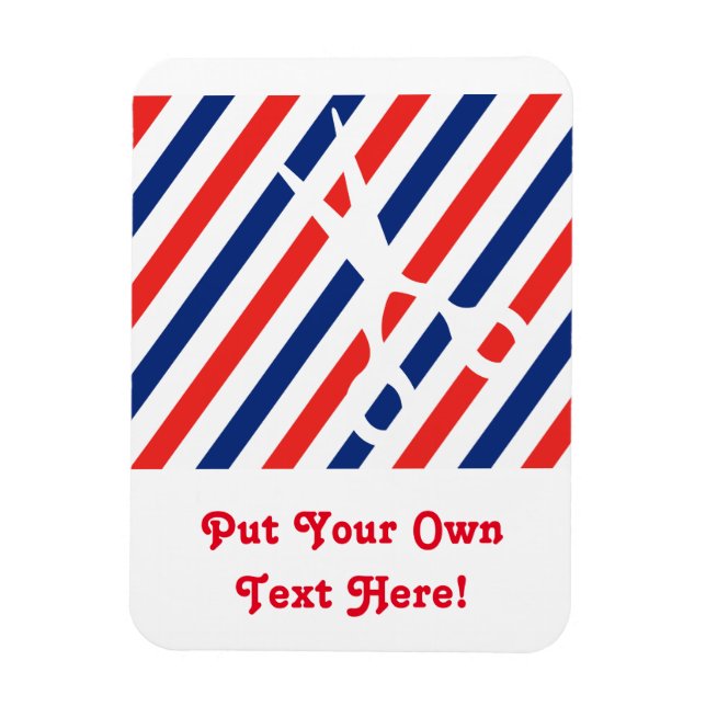 Barber Scissors Magnet (Vertical)