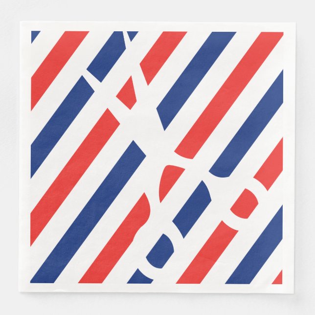 Barber Scissors Napkin (Front)