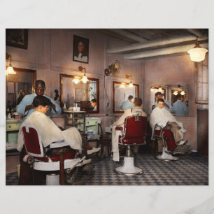 Barber - Senators-only barbershop 1937 Flyer