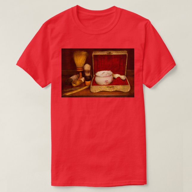 Barber Shaving Froth me up Scotty T-Shirt (Design Front)