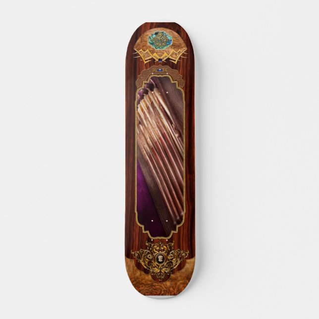 Barber - Shaving - Hello my friends Skateboard (Front)