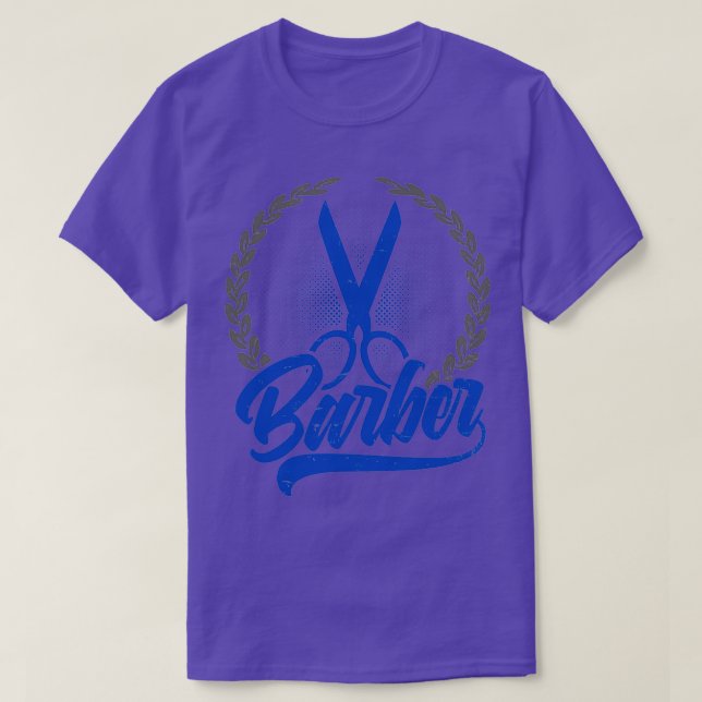 Barber Shirt Barber Scissors Gift Classic TShirt (Design Front)