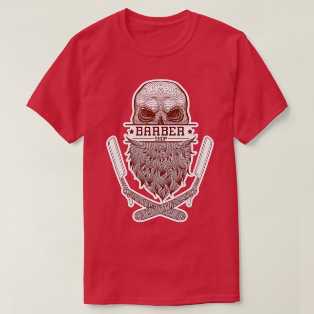 Barber Shop 66 T-Shirt (Design Front)