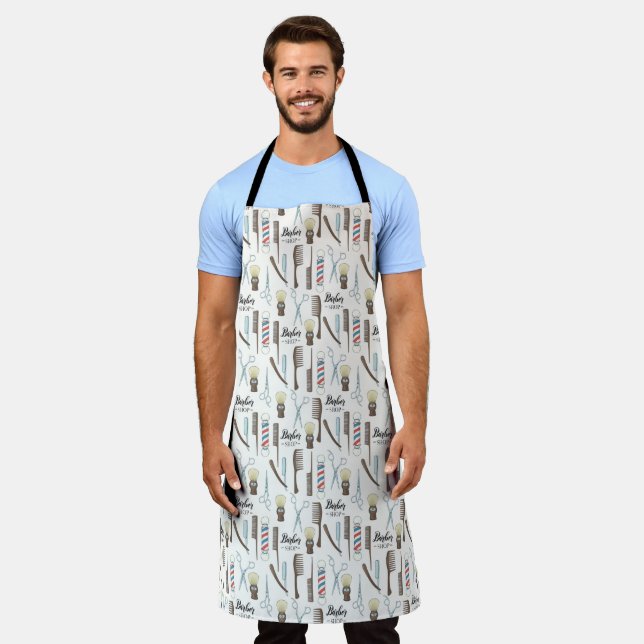 Barber Shop Accessories Apron (Worn)